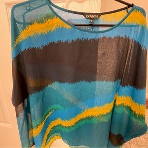 Express poncho top